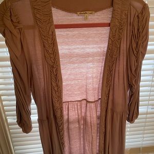 Charlotte Russe taupe Blouse
